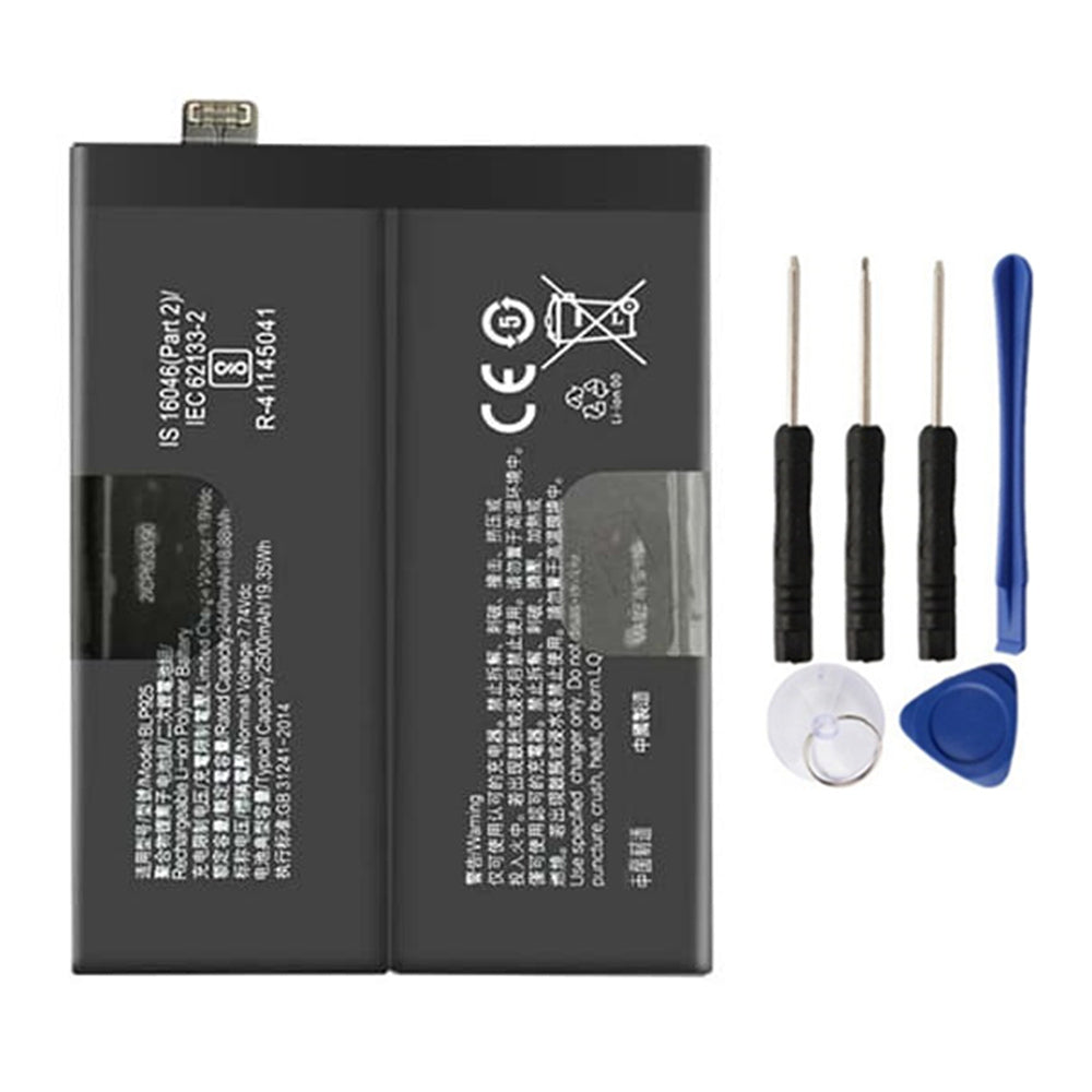 Replacement Battery for OnePlus 10R / OnePlus Nord 3 5G, BLP925 Replacement Battery for OnePlus 10R / OnePlus Nord 3 5G, BLP925